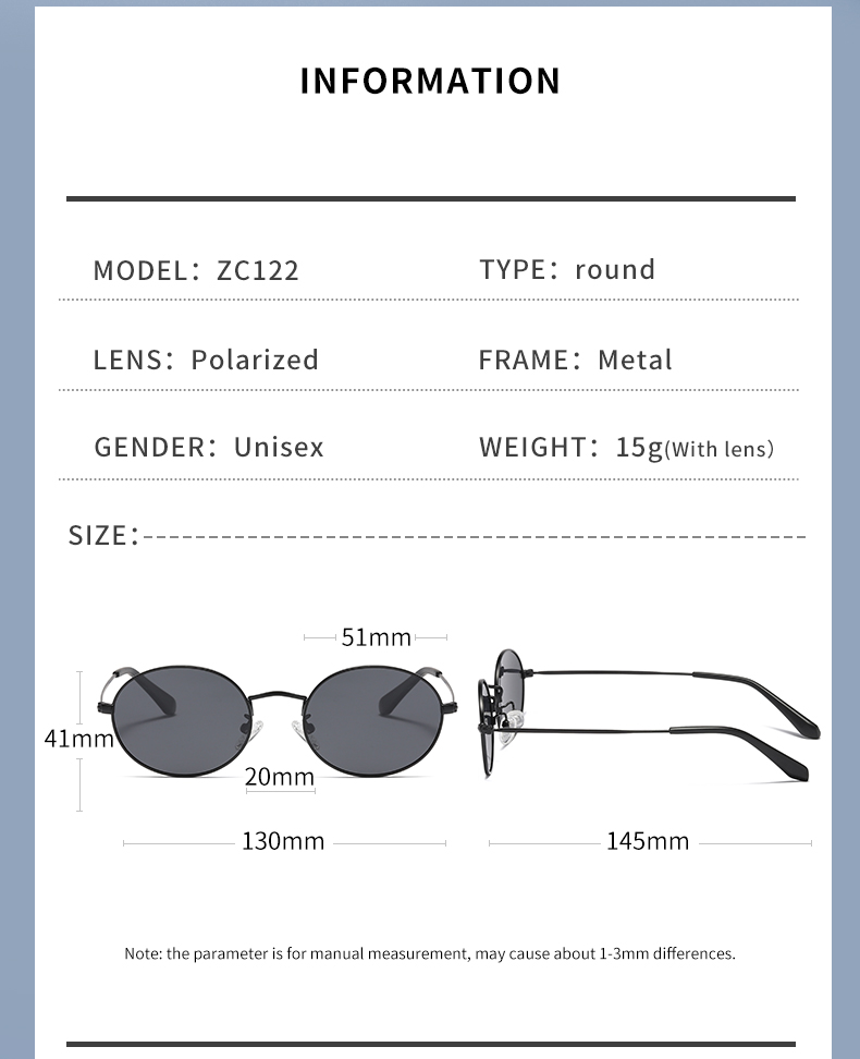 sunglasses parameter