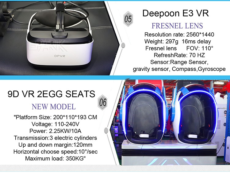Hot Selling Single Egg Chair New Designed Egg Chair 9d Cinema Interactive Game Vr 9d Simulator For Theme Park