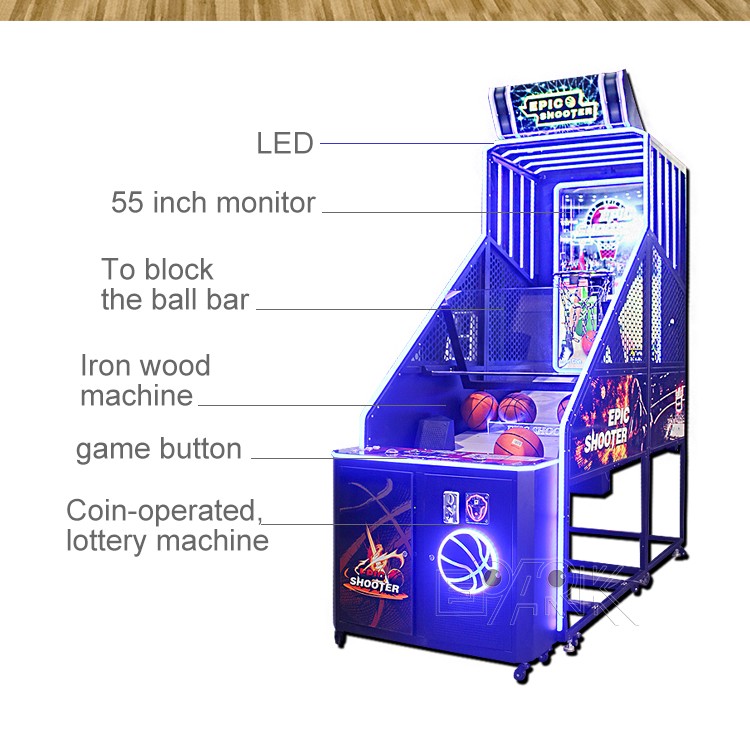 Coin Operated Arcade Basketball De Machine De Jeu Arcade Street Basketball Shooting Machine Basketball Games For Sa