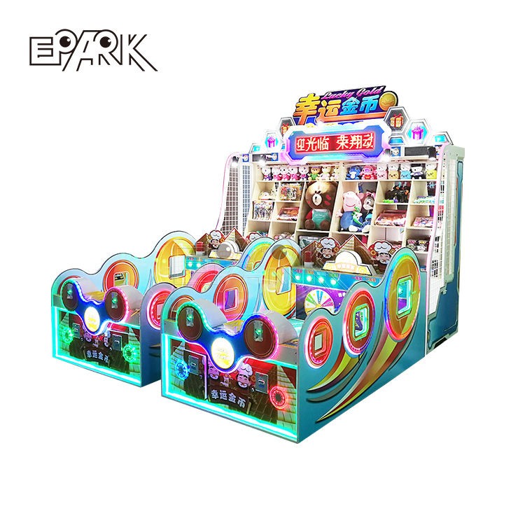 Indoor And Outdoor Approved Toss Coin Super Fun Latest Amusement Park Carnival Booth Game Machine Equipment