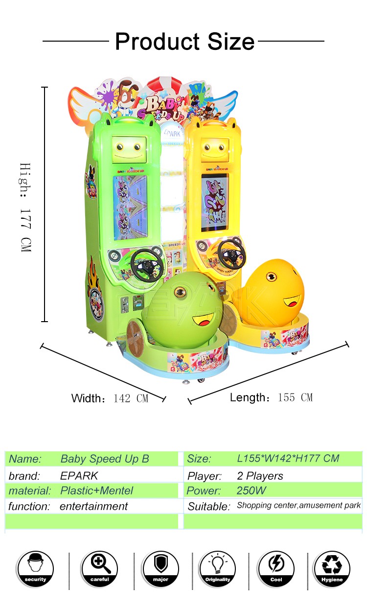New design kids electric car game arcade racing machine car racing game machine  Coin Operated Games for sale