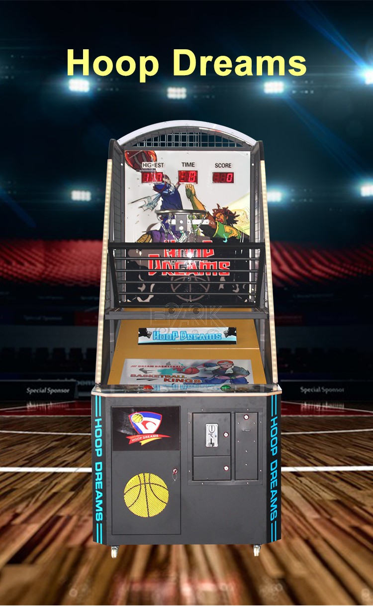 EPARK Coin+Operated +Games Sports Basketball Arcade Game Machine Basketball
