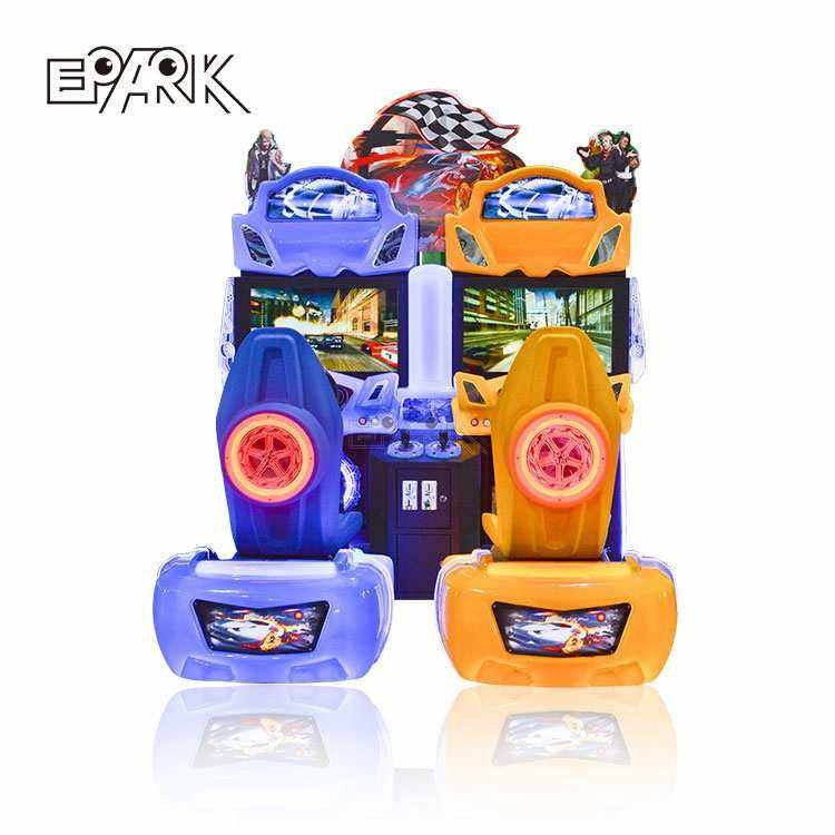 Quality Amusement Arcade Coin Operated Car Racing Video Game Machine