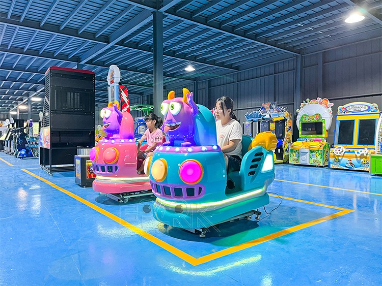 Super September Coin Operated Children Rocking Car Arcade Kiddie Rides Game Machine
