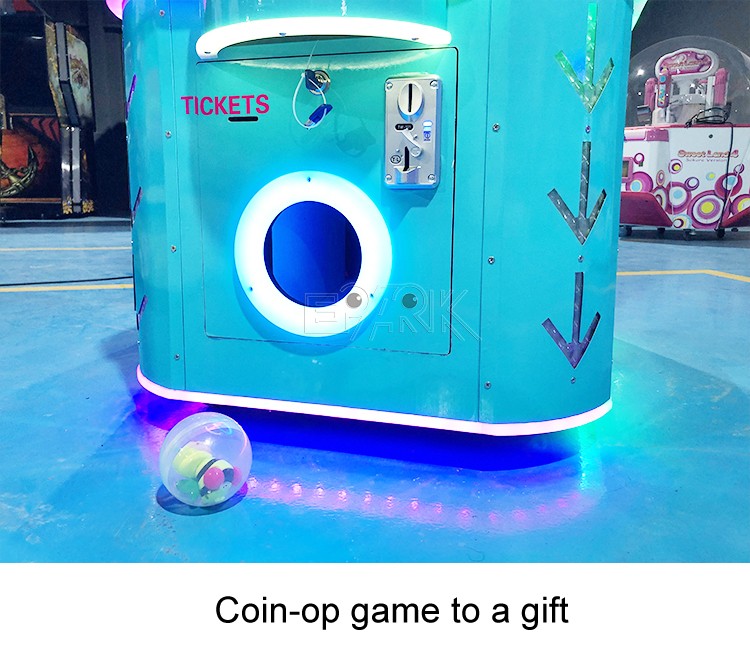 Amusement Park Coin Pusher Coin Operated Game Machine Happy Ball Capsule Gashapon Vending Machine