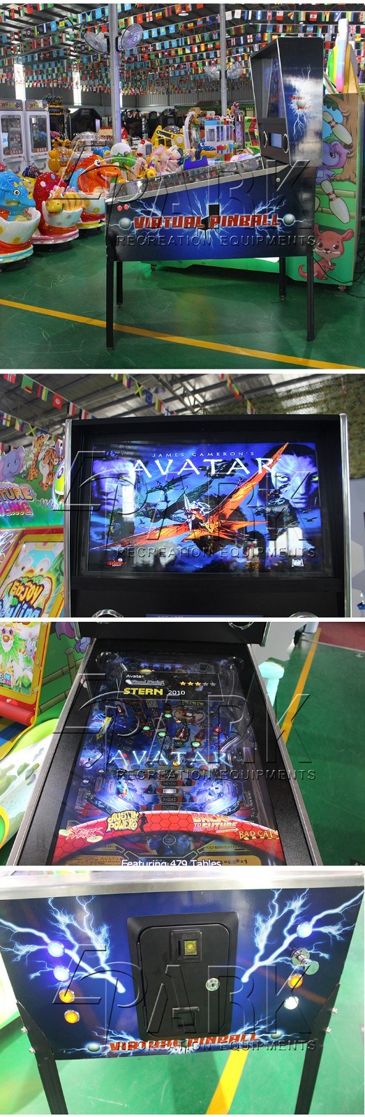 Robot Park Ireland Electronic Games Chinese Prize Award Virtual Arcade New Children Amusement Pinball Machine