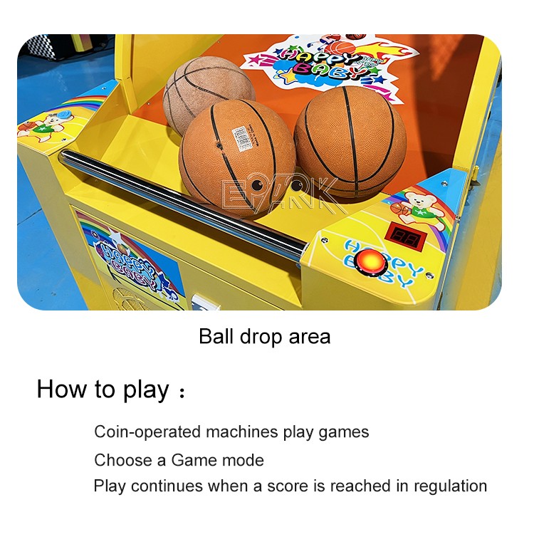 Coin Operated Game Machine Kids Basketball Arcade Machine Maquina Baloncesto Basketball Shooting Machine