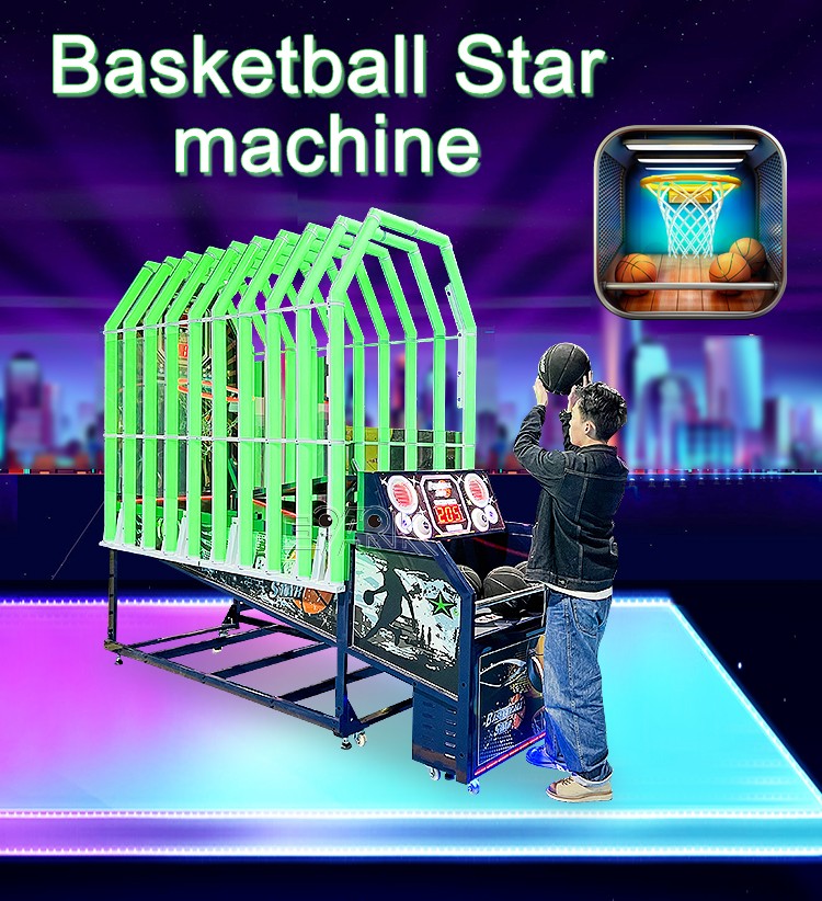 Commercial Basketball Shooting Machine Coin Operated Game Machine Maquina Baloncesto Arcade Basketball Machine
