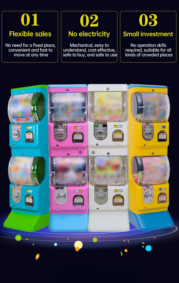 Coin Operated Gacha Machine Capsule Toys Vending Machine Gashapon Machine