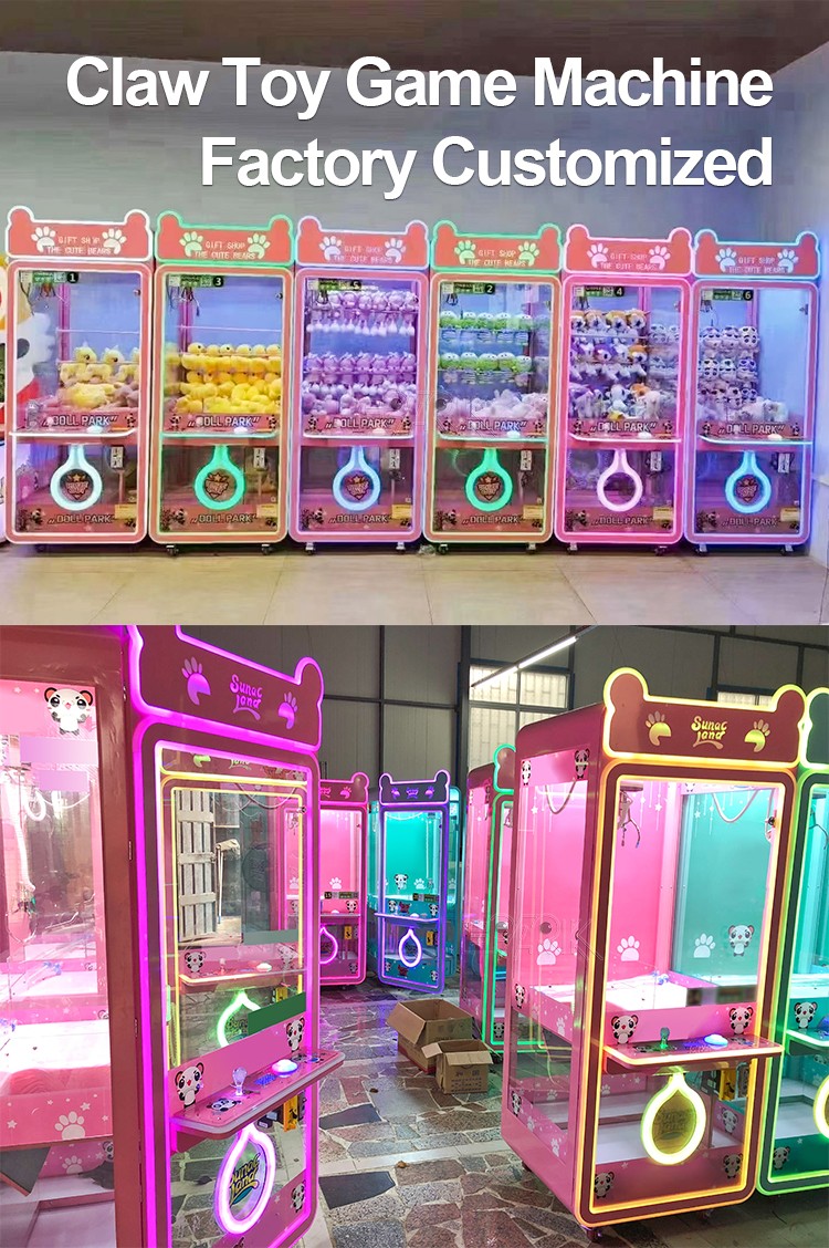Customized Toy Catcher Machine Cheap Toy Arcade Vending Game Claw Machine