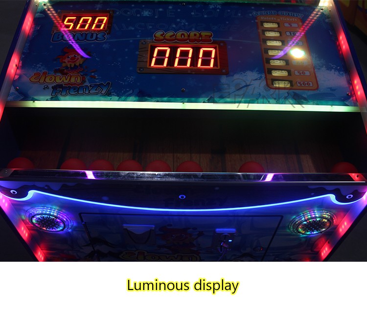 Best Profit Tokent Coin Operated Redemption Ball Throw Arcade Shark Park Ticket Lottery Game Machine