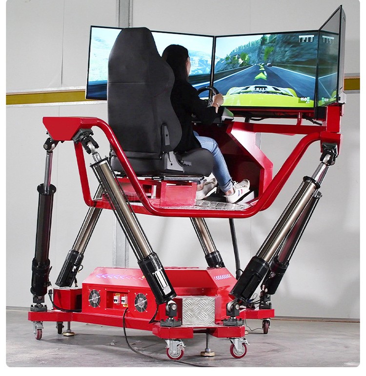 High Speed Vr Car Driving Simulator Vritual Reality Amusement Park 4d Car Racing Simulator