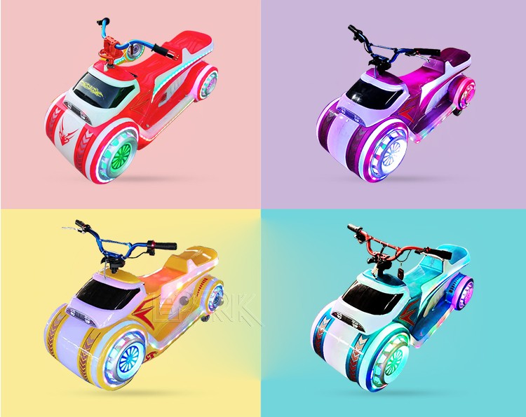 Commercial Shopping Mall Battery Powered Kids Motorcycles Radar Warning Auto Stop Electric Children Bumper Car