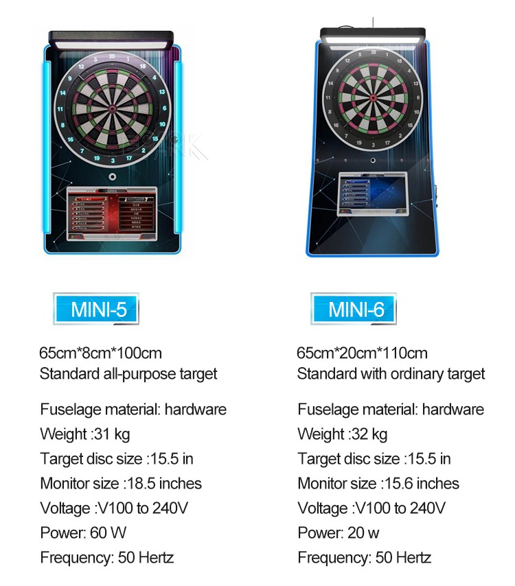 China Factory Cheap Price Coin Operated Arcade Machine Dart Board Game Machine
