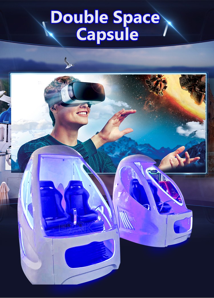 2 Player VR Egg Seat Game Cinema 9d Double VR Simulator Egg Chair