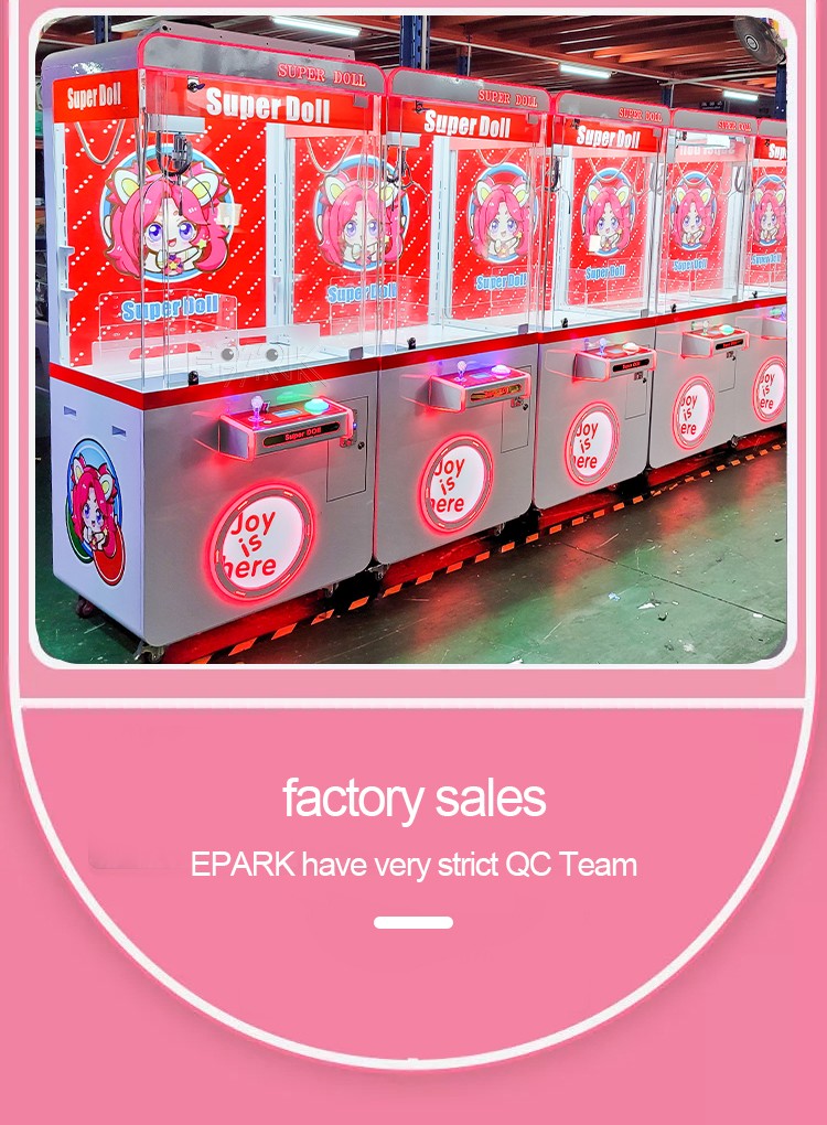 Coin Operated Toy Vending Machine Oem Claw Crane Game Arcade Game Machine Factory Cheap Price