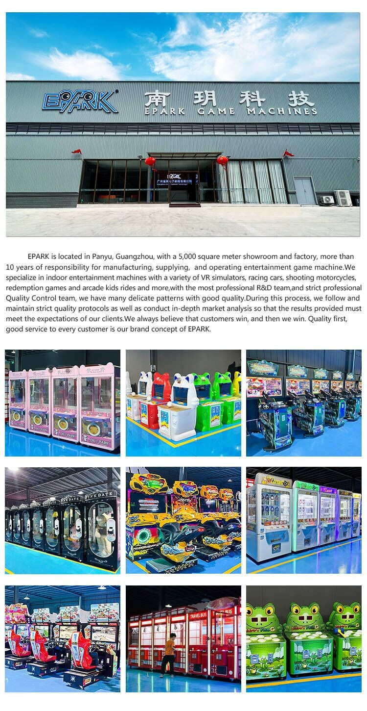 Coin Operated Game Machine 4 Players Coin Operated Arcade Games Colourful Ball Park Toy Crane Game Machine