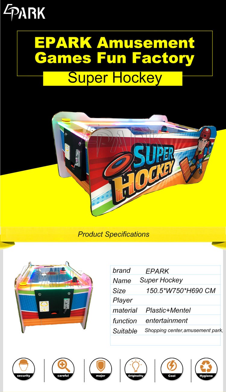 Top Coin System Game Machines Newest Superior Super Sturdy Kt Gamepower Sports Air Hockey Table