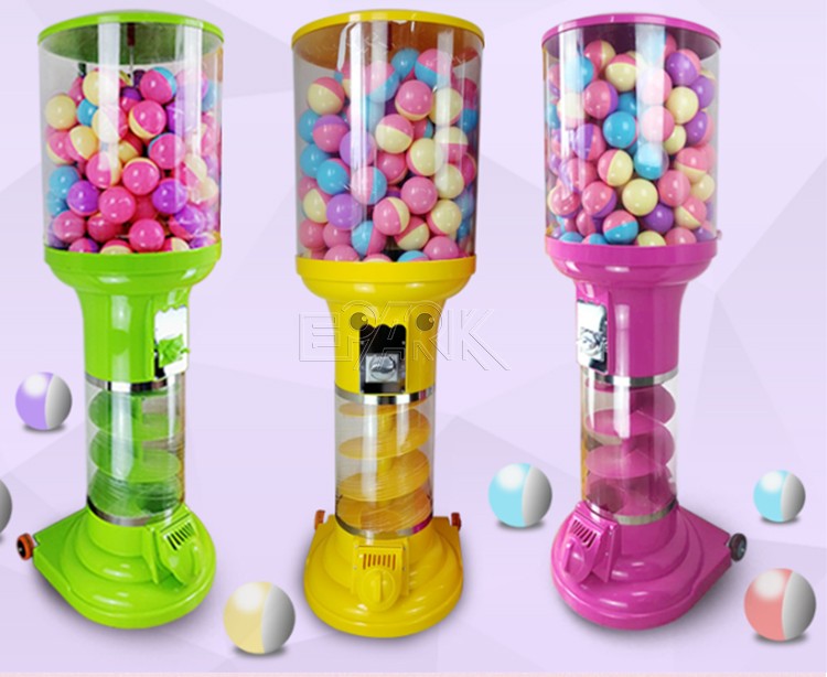 Hot Selling Coin Operated Mini Candy Vending Machine Gumball Dispenser Kids Toy Candy Jar Capsule Toys Vending Machine For Sale