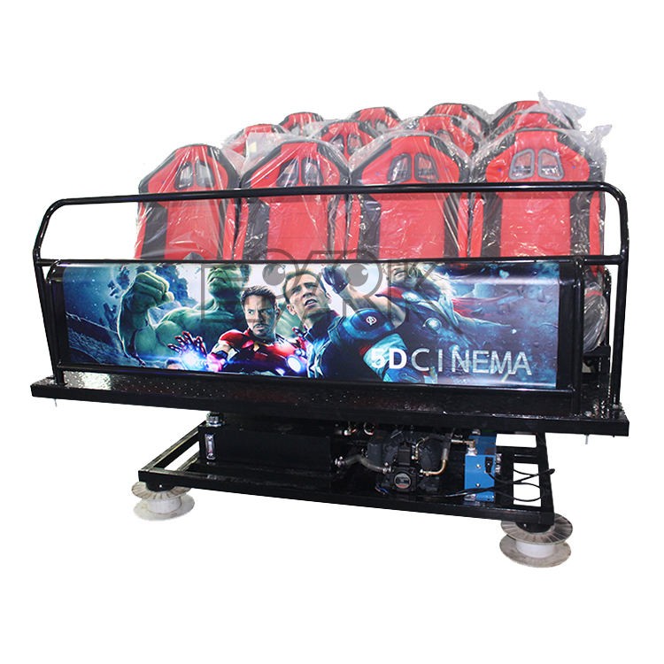Customized Seats 5D 7D 9D 12D Hydraulic Electric Platform Cinema For Commercial Indoor Shopping Mall