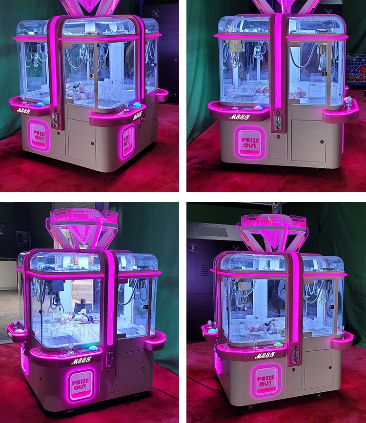 Factory Coin Operated Arcade Claw Machine 4 Players Toy Crane Machine
