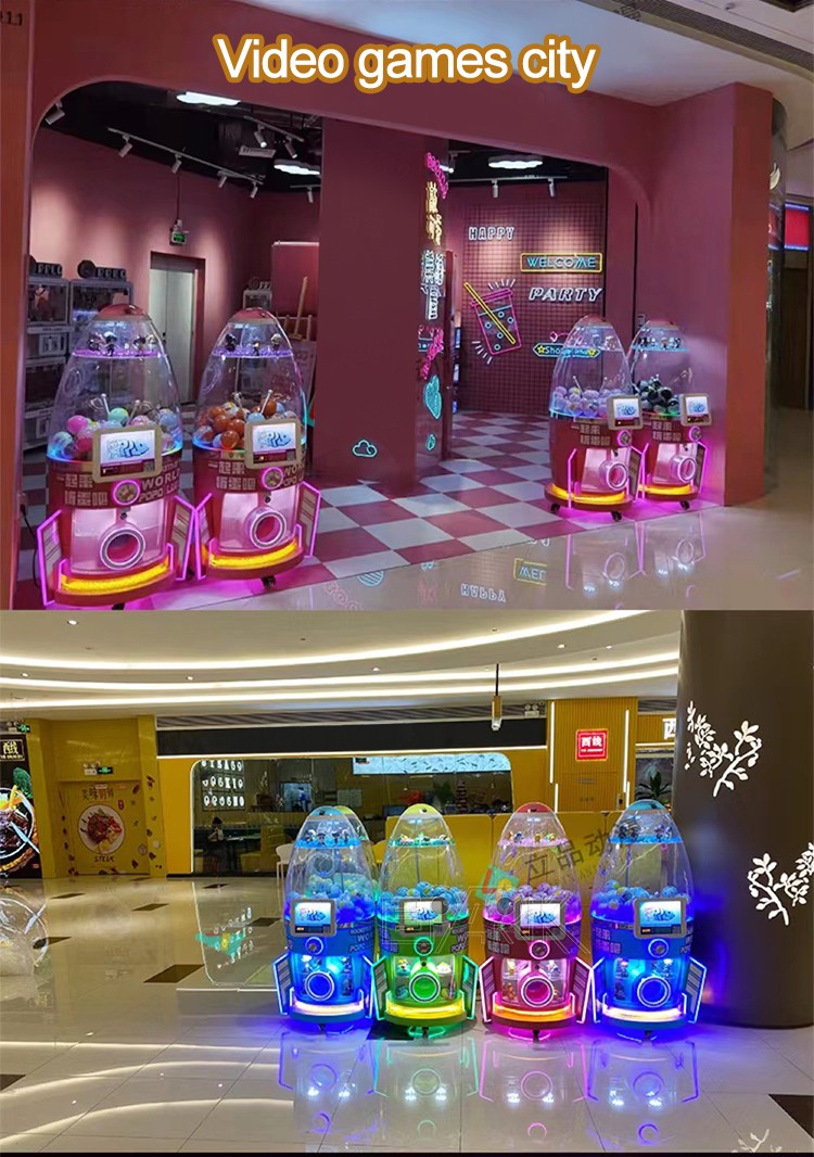 Capsules Toy Vending Machine Egg Toys Capsule Machine Kids Coin Operated Gashapon Game Machine For Shopping Mall