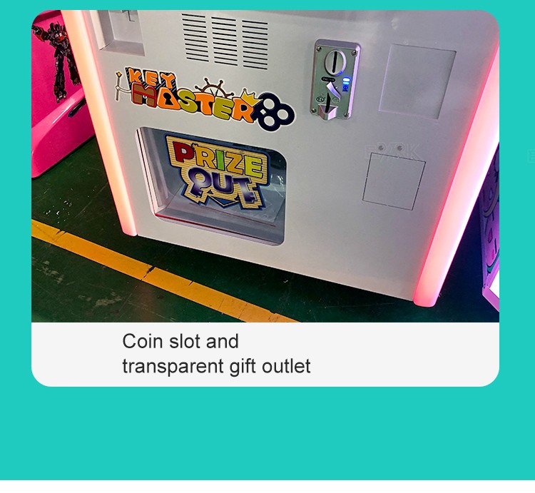 Pet Parents-children Magic Cube Happy House Glass Kit For Mini Fairyland Clip Doll Toy Crane Machine Key Master Machine