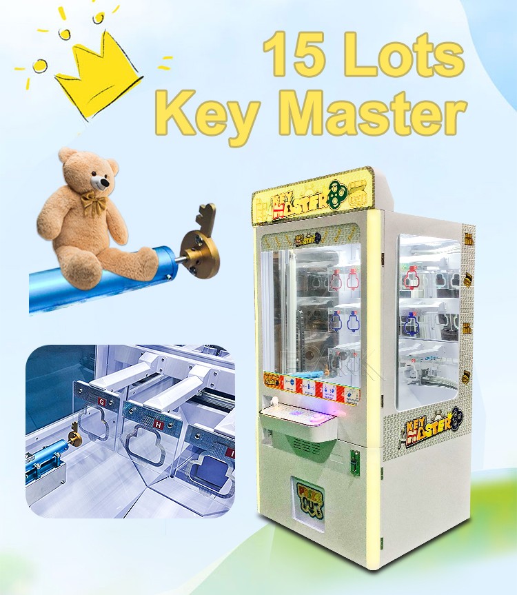 Coin Operated Arcade Game Machine Key Master Vending Machine Gaming Machine