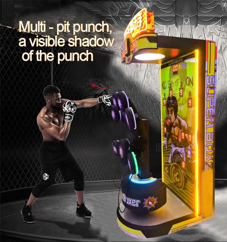 Coin Operated Game Machine Punch Machine Big Punch Boxing Game Machine Redemption Arcade