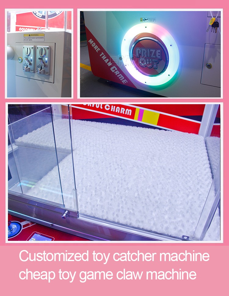 Best Quality Coin Operated Indoor Amusement Park Crane Plush Toy Catch Gifts Arcade Doll Claw Machine