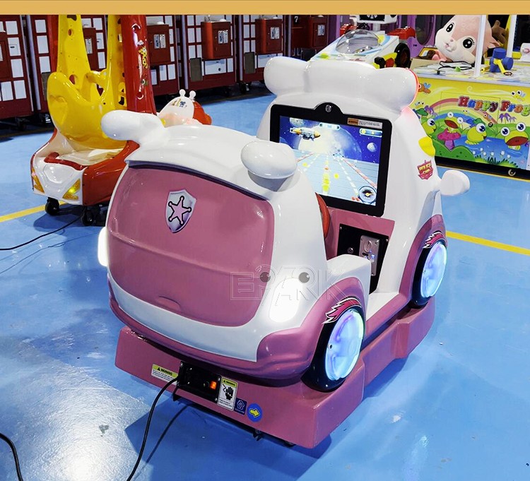 3D Car Kids Video Racing Swing Car Game Machine Amusement Park Kiddie Rides