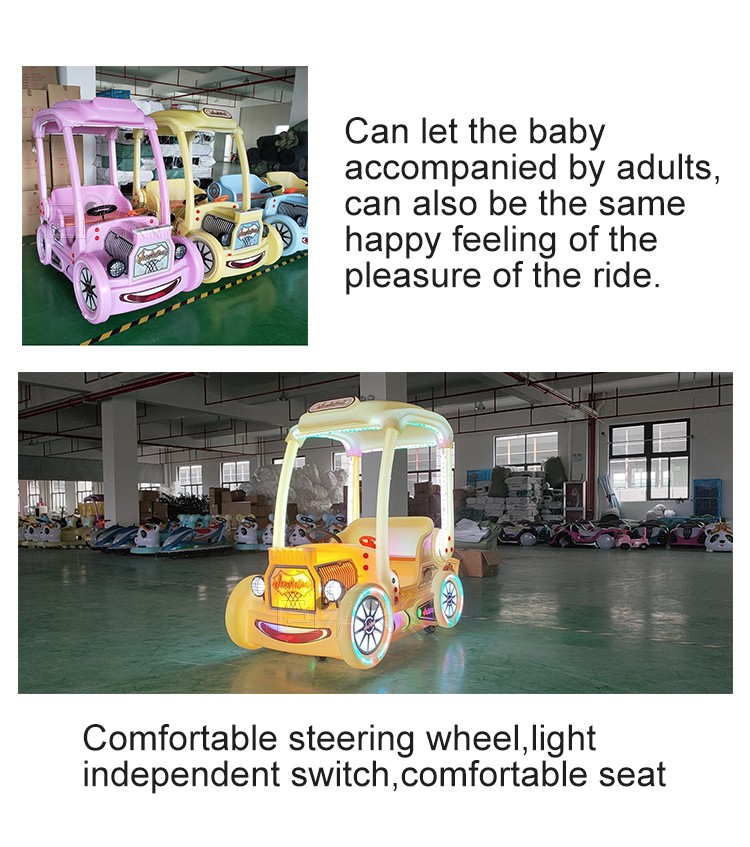 New Design Roof  Battery Electric Bumper Cars Supplier For Kids And Adults