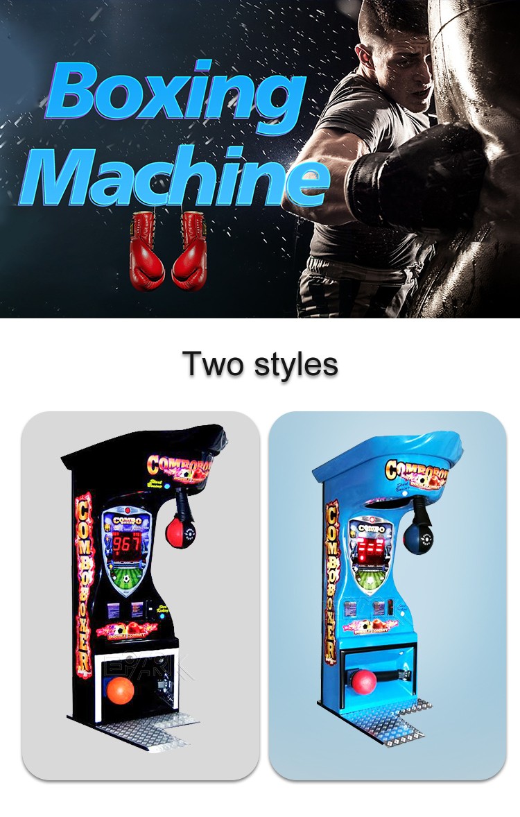 Coin Operated Kick And Boxing Machine Maquina De Boxeo  Arcade Game Boxing Punch Machine Price For Sale