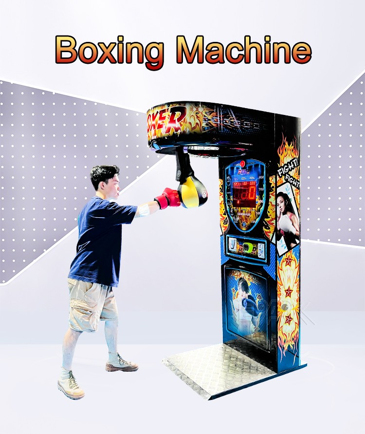 Indoor Sports Amusement Coin Operated Punching Ultimate Electronic Tickets Redemption Arcade Boxing Game Machine