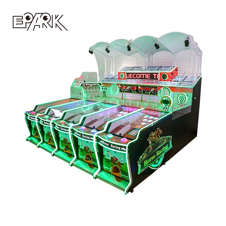 Hot-selling Customized Carnival Entertainment Europe United States Horse Racing Booths Sports Bowling Amusement Game Machine
