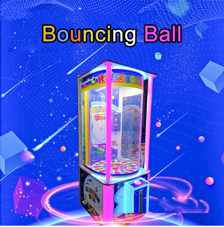 Profit Carnival Amusement Machine Coin Operated Ticket Machine Bouncing Ball Redemption Games For Shopping Mall