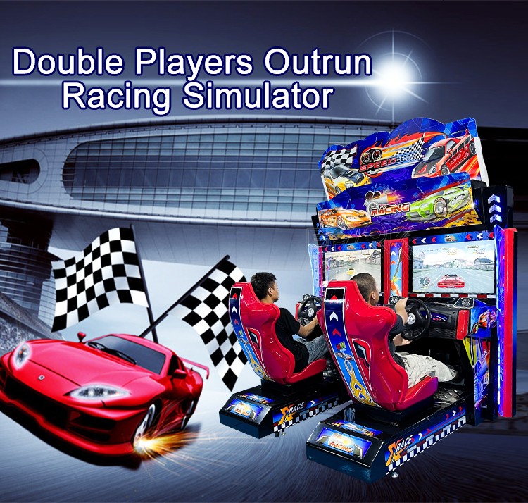 Coin Operated Gaming Machine 2 Players Outrun Arcade Machine Driving Simulator Arcade Racing Car Game Machine For Sale