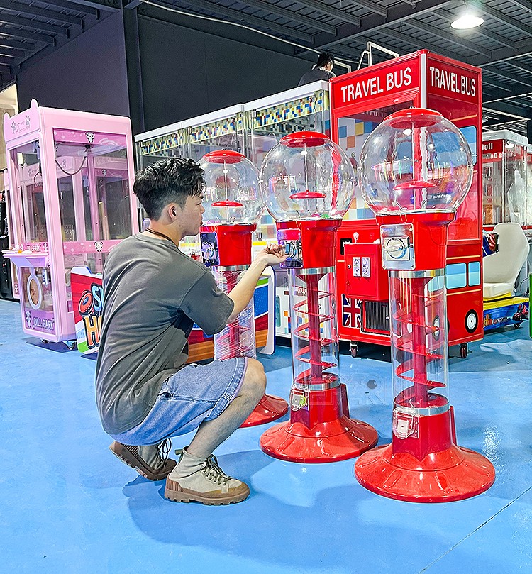 Kids Gumball Capsules Vending Machine with Capsule toys or Bouncy ball