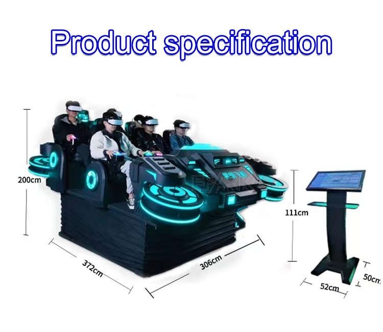 9D Virtual Reality Roller Coaster Simulator Cinema Arcade Business VR 360 Roller Coaster Fly 360 Rotation VR Chair