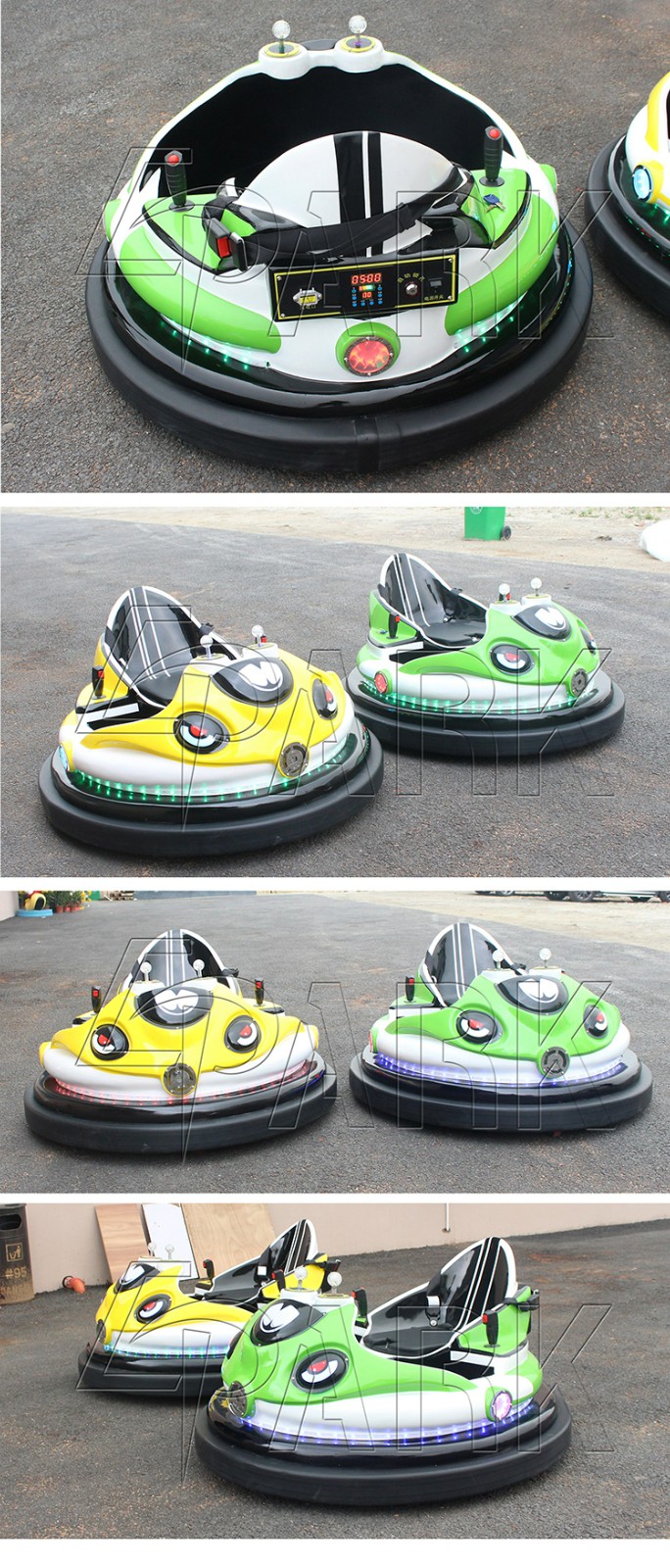 Luxury Infrared Battle Parent-Child Bumper Car For Children  Battery Car For Amusement Park/Supermarket For Sale
