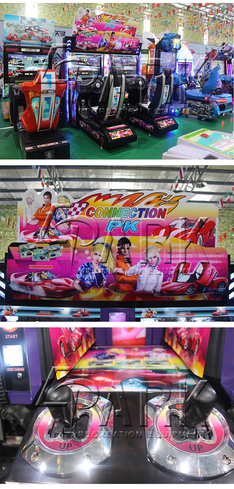 3d Outrun Speed Drive 3 Coin Operated Simulator Ff Moto Double Seats Car Racing Two Player Arcade Game Machine