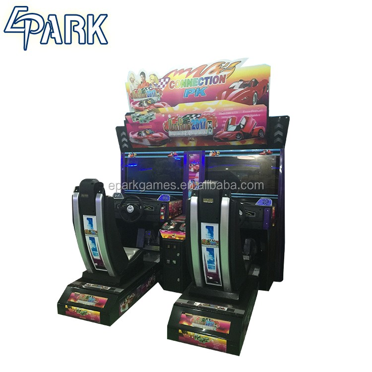 Top Sale Cheap Price Coin Operated Video Driving Outrun Machine EPARK zone arcade simulator racing car game