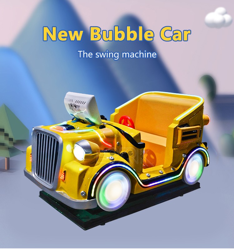Fiberglass New Design Bubble Car Coin Operated Swing Machine Kiddie Rides