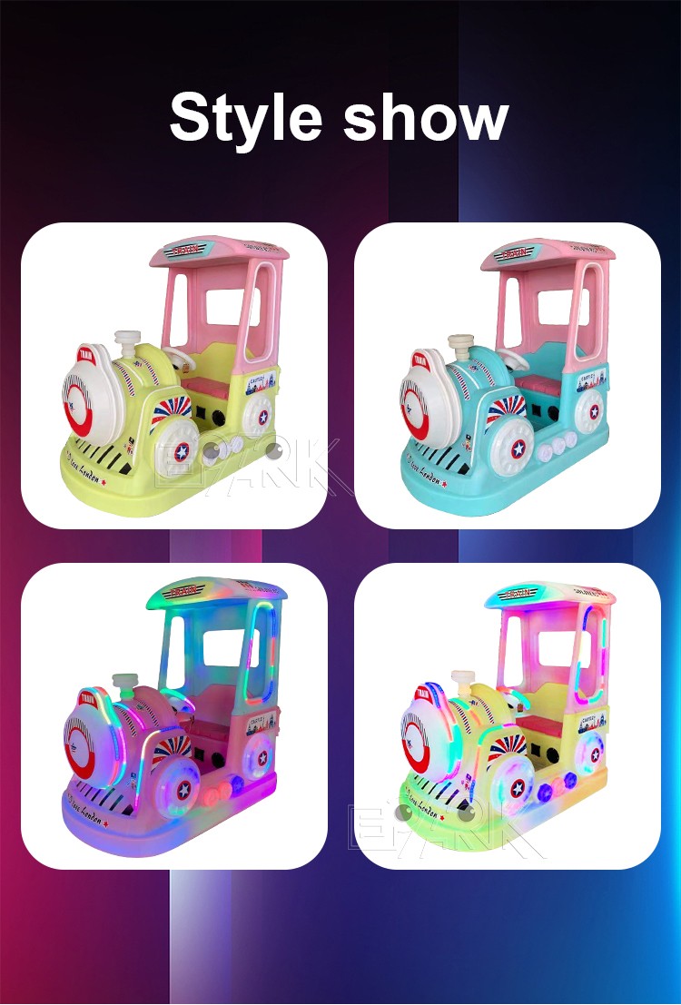 Commercial Electric Ride On Train Kids Amusement Train Rides Bumper Car