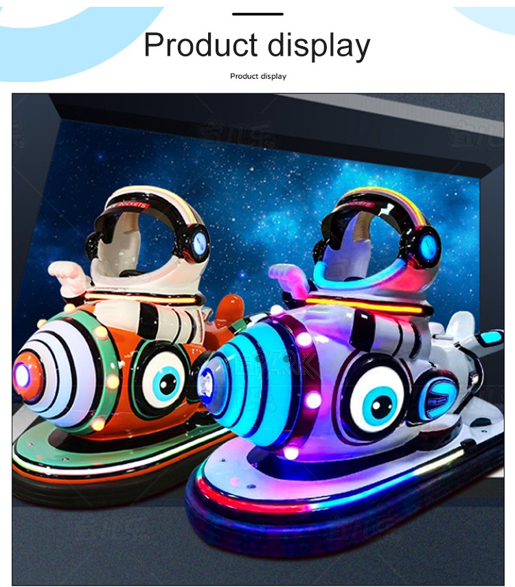 Amusement Park Outdoor Indoor Coin Operated Kids Space Rocket Bumper Car Electric Car For Sale