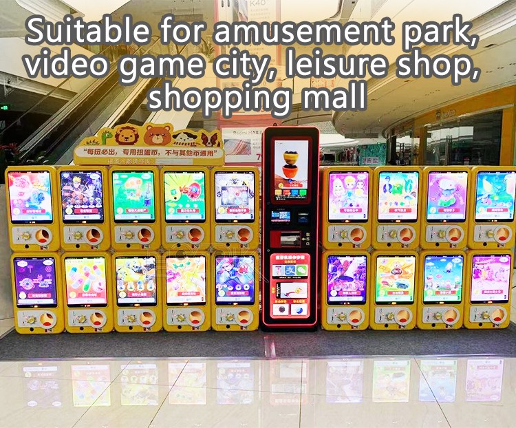 Japanese Capsule Toy Vending Machine Coin Operated Machine Operated Gashapon Vending Machine