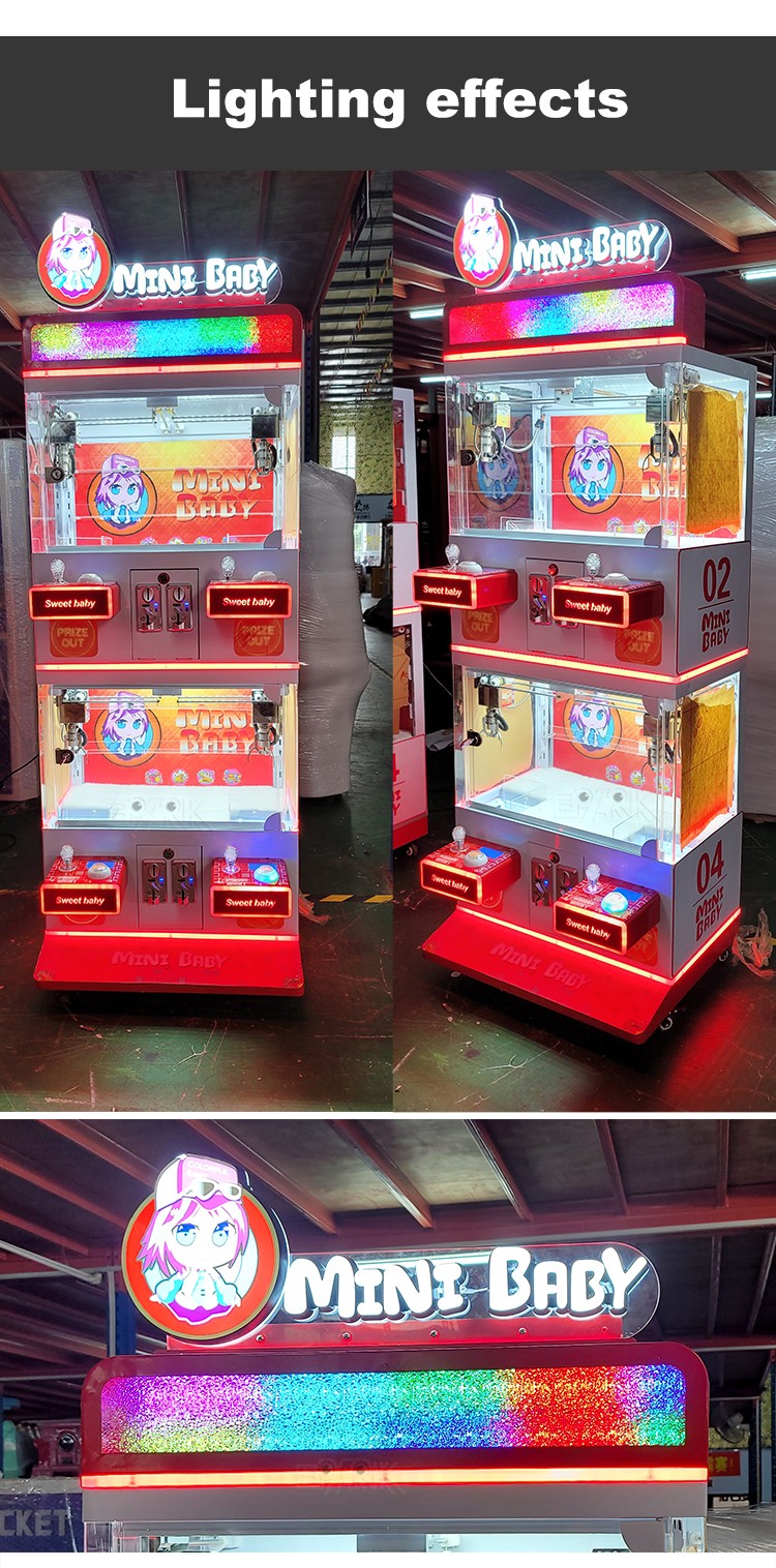 EPARK Coin Operated Arcade 4 Players Mini Claw Machine Crane Claw Machine For Sale