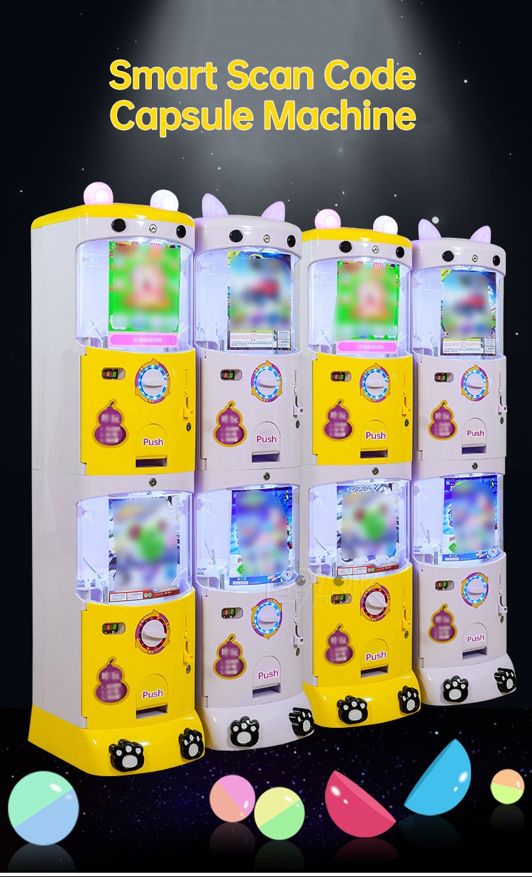 Capsule Toy Vending Gacha Machine Gashapon Gumball Machine Mini Candy Dispenser Gumball Machine