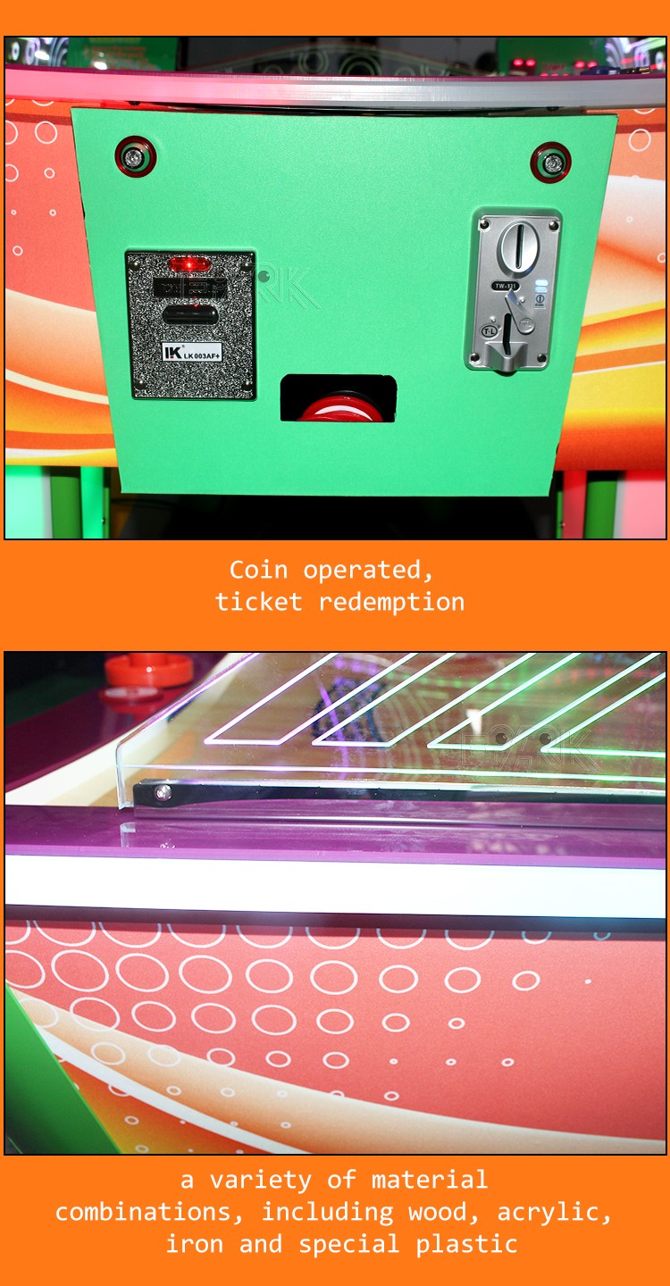 Earn Money Coin Operated Indoor Sport ticket Redemption Game Machine Large Size Arcade Air Hockey Table For Sale