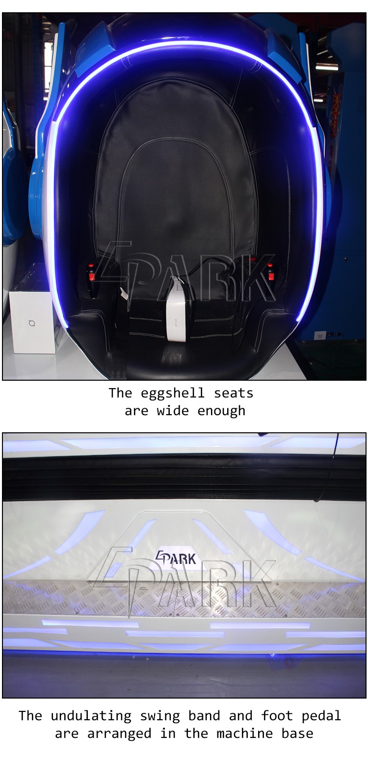Hot selling Playstation egg 9D Vr Chairs Cheap Cinema Games EPARK vr indoor amusement for kids for sale